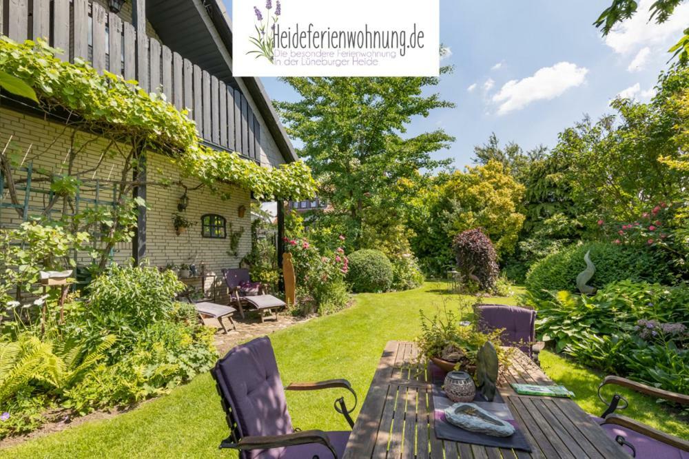 Heideferienwohnung Walsrode Esterno foto