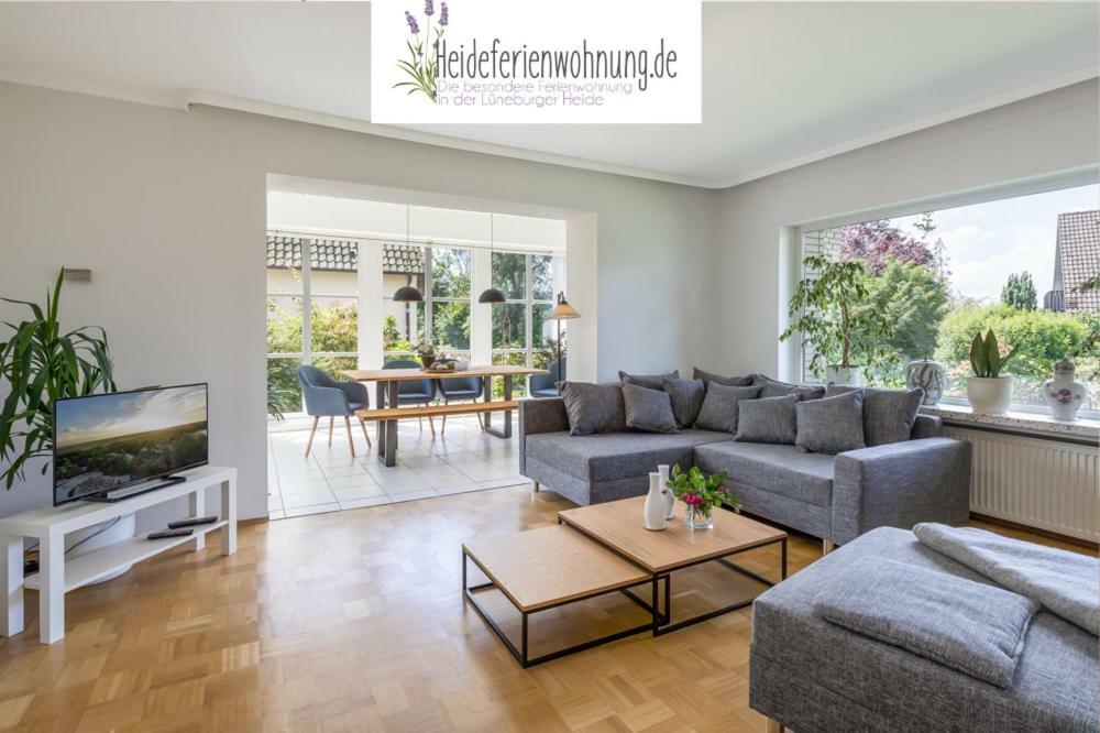 Heideferienwohnung Walsrode Esterno foto